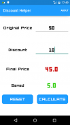 Discount Calculator screenshot 1