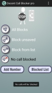 Decent Call Blocker Pro screenshot 3