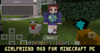 Girlsfriend mod for Minecraft screenshot 0