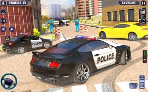 Police Jeep Spooky Stunt Parking 3D 2 screenshot 7