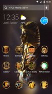 Egypt Scenery Gold Mystery theme-APUS theme screenshot 0