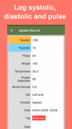 Blood Pressure Tracker screenshot 1