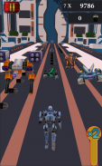 Runbot Runner 3D-Scifi Modern Run screenshot 3