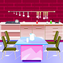 Ontsnappen Het roze Keuken Icon