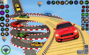 Impossible Mega Ramp Real Car Stunts Race screenshot 2