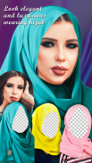 Face In Hijab Fashion Suit screenshot 1