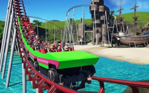 VR Water Roller Coaster Theme Park Ride screenshot 1