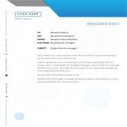Fax Paper Templates screenshot 16