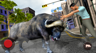 Bull Attack Animal Fight Games screenshot 1