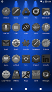Black, Silver and Grey Icon Pack Free screenshot 11