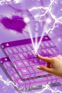 Amazing Keyboard Purple Passion screenshot 2