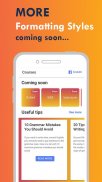Writing Tips and Formatting Styles screenshot 5