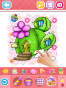 Glitter House coloring and drawing for Kids screenshot 7