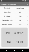 Drill and Tap Calculator screenshot 3