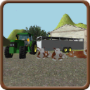 Farm Cattle Transporter 3D Icon