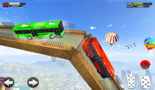 Méga rampe: bus cascades Impossible bus jeux screenshot 1