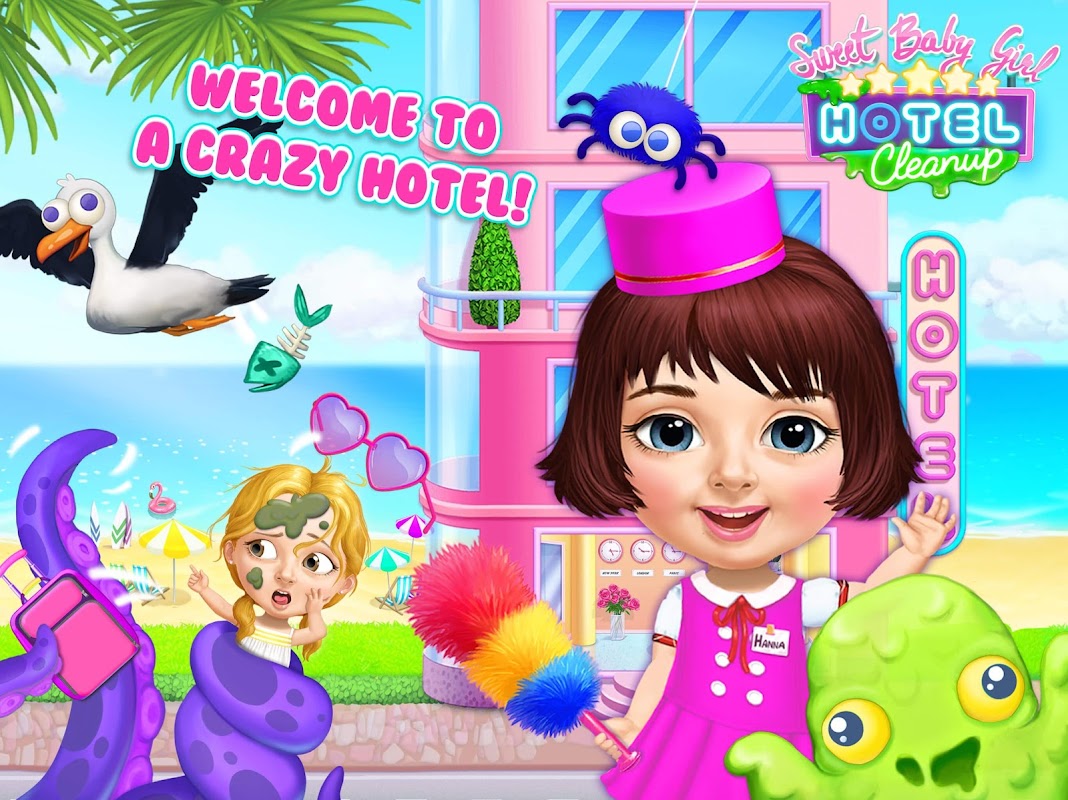 Sweet Baby Girl Cleanup Messy House - Fun Game For Kids - Baby Games Videos  