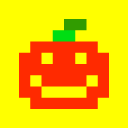 32 pixel: Halloween coloring icon