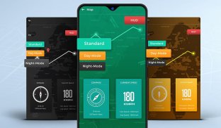 GPS Compass Navigator & HUD Speedometer screenshot 15