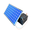 Solar Wiring Diagram Icon