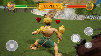 Hanuman 3D game : killing Dhumraksha screenshot 4