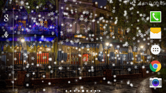 Snow Night Live Wallpaper screenshot 1