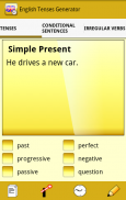 English Tenses Generator screenshot 0