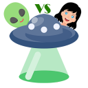 Alien Vs Girl Icon