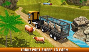 Offroad Farm Animal Truck: Driving Games 2019 screenshot 8