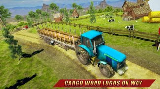 Tractor Trolley Farming Transport: Offroad Drive screenshot 7