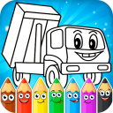 Painting cars for kids Icon
