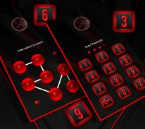 Red Black Launcher Theme screenshot 2