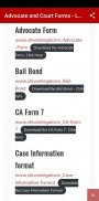 Advocate and Court Forms screenshot 1