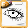 How to draw eyes Icon