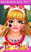 Easter Doll Fashion Salon Makeup Dress up Game screenshot 12