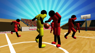Stickman 3D Basketball screenshot 1