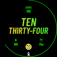 Mango Text Watch Face screenshot 1