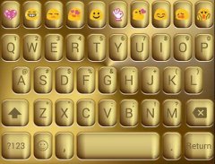 Solid Gold Emoji Keyboard screenshot 4