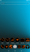 Black and Orange Icon Pack ✨Free✨ screenshot 23