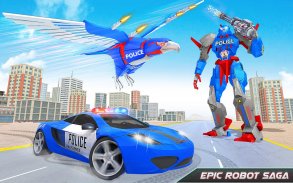 Flying Eagle Robot Car Games screenshot 7