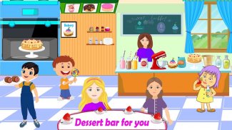 Pretend In Restaurant Bakery: Town Bake Shop screenshot 0