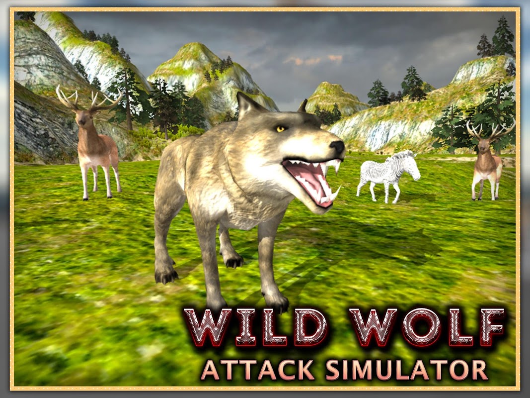 Wild Wolf Атака симулятор 3D - Загрузить APK для Android | Aptoide