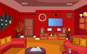 Escape Game-Red Living Room screenshot 8