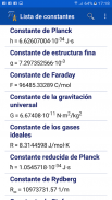 Constantes Ciencias screenshot 1