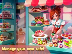 Dessert Chain: Café Waitress & Restaurant Chef screenshot 3