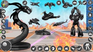 Serpiente Transformar Robot Guerra Juego screenshot 3