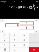 Калькулятор дробей со скобками screenshot 4