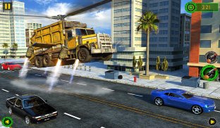 Flying Garbage Truck, Dump Truck Driving Simulator screenshot 1