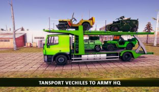 US Army Truck Transport Game screenshot 1