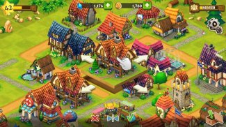 Town Village: ฟาร์ม, สร้าง, ขาย, Farm, Build, City screenshot 0